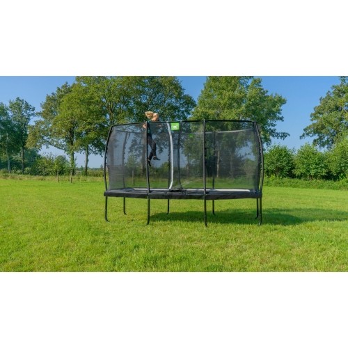 Trampolina EXIT Allure Classic 214x366 cm, czarna