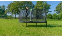 Trampolina EXIT Allure Classic 214x366 cm, czarna