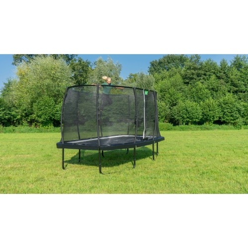 Trampolina EXIT Allure Classic 214x366 cm, czarna