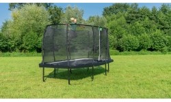 Trampolina EXIT Allure Classic 214x366 cm, czarna