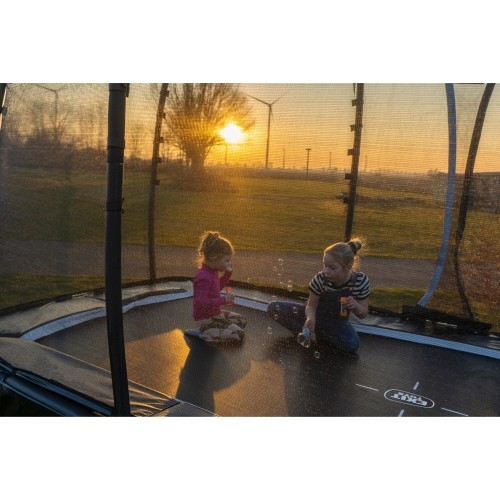 Trampolina EXIT Allure Classic 244x427 cm, czarna