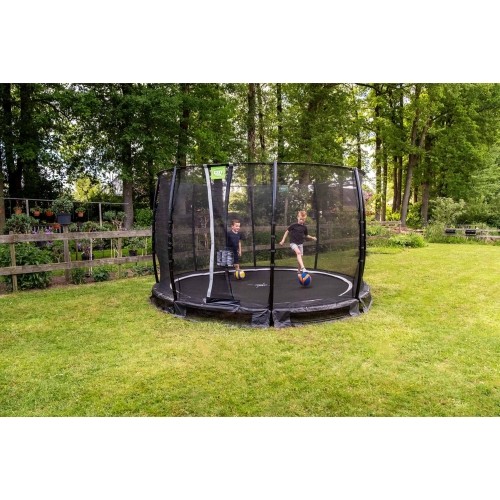 EXIT Allure Classic trampolina gruntowa ø366 cm – zielona