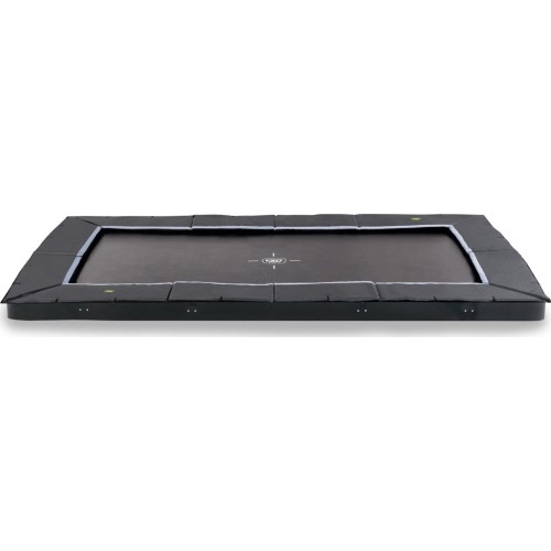 Trampolina sportowa naziemna EXIT Dynamic 275x458 cm, czarna