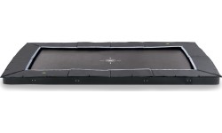 Trampolina sportowa naziemna EXIT Dynamic 275x458 cm, czarna