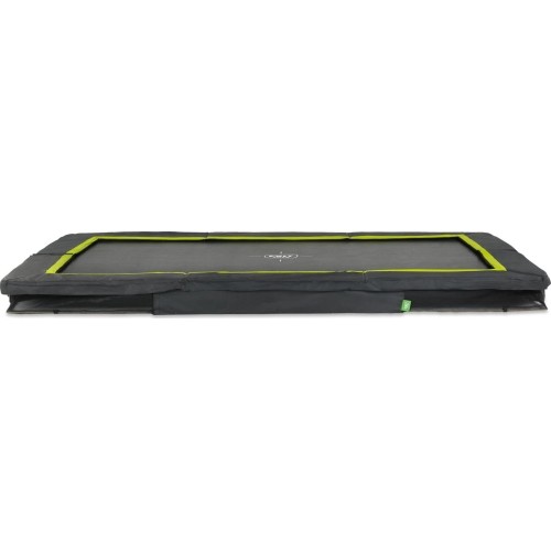 Trampolina sportowa gruntowa EXIT Silhouette 214x305 cm, czarna
