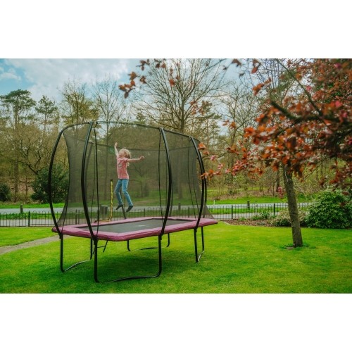 Trampolina EXIT Silhouette 214x305 cm, różowa