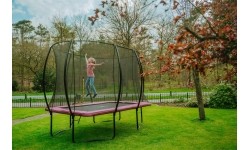 Trampolina EXIT Silhouette 214x305 cm, różowa