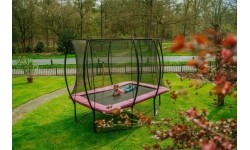 Trampolina EXIT Silhouette 214x305 cm, różowa