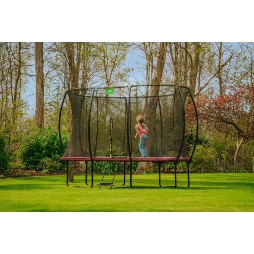 Trampolina EXIT Silhouette 214x305 cm, różowa