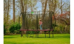 Trampolina EXIT Silhouette 214x305 cm, różowa
