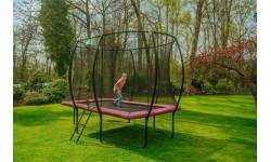 Trampolina EXIT Silhouette 214x305 cm, różowa