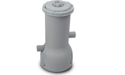 Basen EXIT Stone 400x200x122 cm z pompą filtrującą, szary