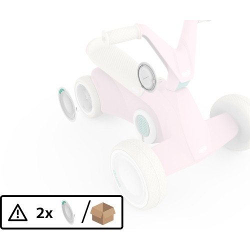 BERG GO² Pink – osłona tylnego koła (2 szt.)