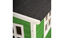 Drewniany domek dla dzieci EXIT Loft 300, zielony
