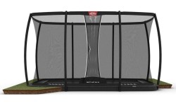 BERG Ultim Champion FlatGround 410 szary + siatka ochronna DLX XL