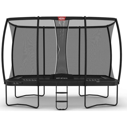 Trampolina BERG Ultim Champion Regular 410 szara + siatka ochronna DLX XL