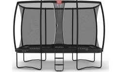 Trampolina BERG Ultim Champion Regular 410 szara + siatka ochronna DLX XL