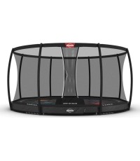 Trampolina BERG Elite InGround 430 Grey Levels + siatka ochronna Deluxe