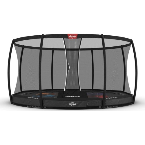 Trampolina BERG Elite InGround 430 Grey Levels + siatka ochronna Deluxe
