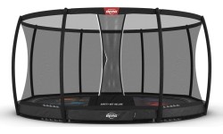 Trampolina BERG Elite InGround 430 Grey Levels + siatka ochronna Deluxe