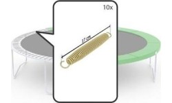 Sprężyny do trampoliny BERG Favorit - Goldspring Basic (10 szt.)