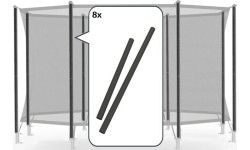 Siatka ochronna Berg Comfort – zestaw pianek (87+108 cm)