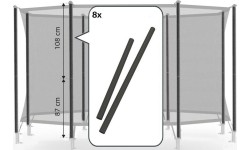 Siatka ochronna Berg Comfort – zestaw pianek (87+108 cm)