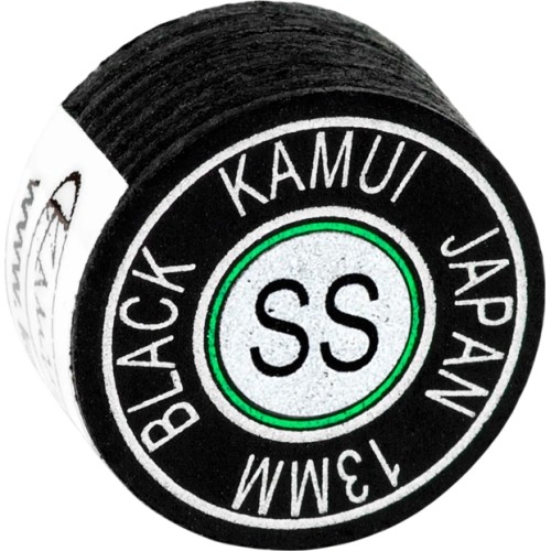 Naklejka do kija bilardowego Kamui Black Super Soft 13 mm
