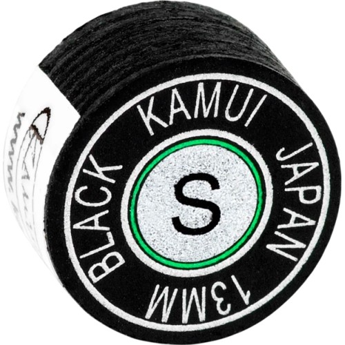 Skórka do kija bilardowego Kamui Black Soft 13 mm