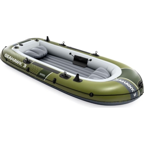 Ponton dmuchany Seahawk 3 3-osobowy pompka 2 wiosła INTEX 66333
