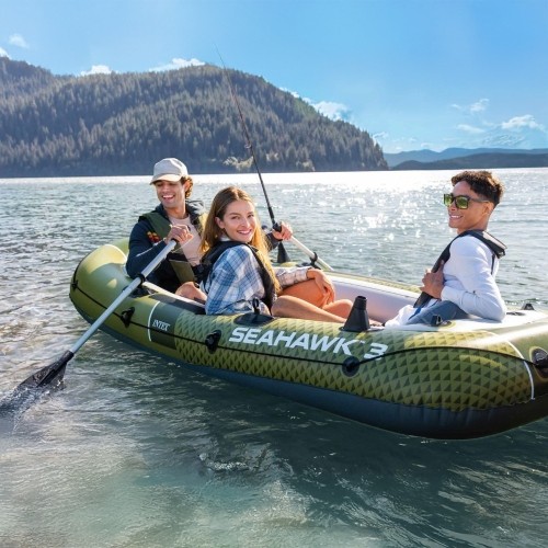Ponton dmuchany Seahawk 3 3-osobowy pompka 2 wiosła INTEX 66333