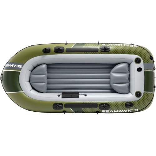Ponton dmuchany Seahawk 3 3-osobowy pompka 2 wiosła INTEX 66333