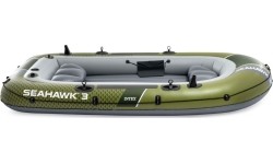 Ponton dmuchany Seahawk 3 3-osobowy pompka 2 wiosła INTEX 66333
