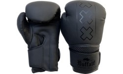Rękawice bokserskie Buffalo Metal, czarne, 16 oz