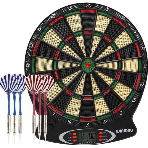 Elektroniczna tarcza do darta Winmau Ton Machine, miękkie groty