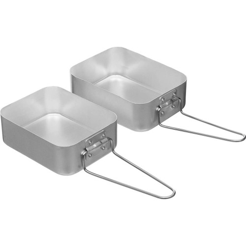Zestaw menażek MFH, aluminium, 2-częściowy