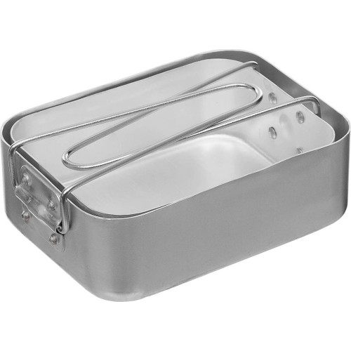 Zestaw menażek MFH, aluminium, 2-częściowy