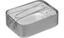 Zestaw menażek MFH, aluminium, 2-częściowy