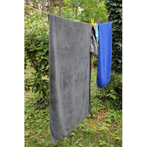 Ręcznik BasicNature Terry, 60x120 cm, niebieski