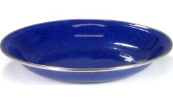 Emaliowany głęboki talerz Origin Outdoors 20 cm, niebieski