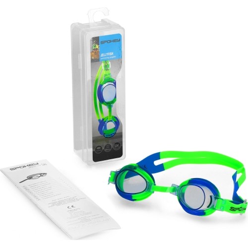 Dziecięce okulary do pływania zielone Spokey JELLYFISH