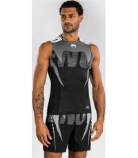 Venum Adrenaline rashguard bez rękawów - czarny/srebrnoszary