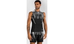 Venum Adrenaline rashguard bez rękawów - czarny/srebrnoszary