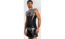 Venum Adrenaline rashguard bez rękawów - czarny/srebrnoszary