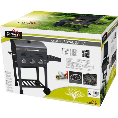 Grill gazowy ROYAL GAS L z rusztem żeliwnym