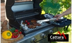 Zestaw przyborów do grilla Cattara – 27 szt., pokrowiec tekstylny