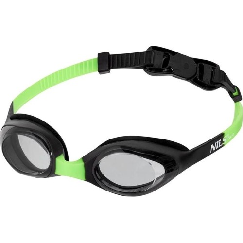 Dziecięce okulary pływackie Nils Aqua NQG170AF czarno-zielone