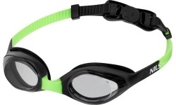 Dziecięce okulary pływackie Nils Aqua NQG170AF czarno-zielone