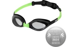 Dziecięce okulary pływackie Nils Aqua NQG170AF czarno-zielone