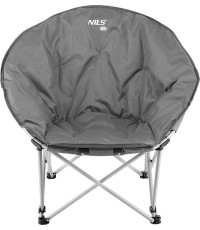Szare krzesło kempingowe NILS Camp NC3070